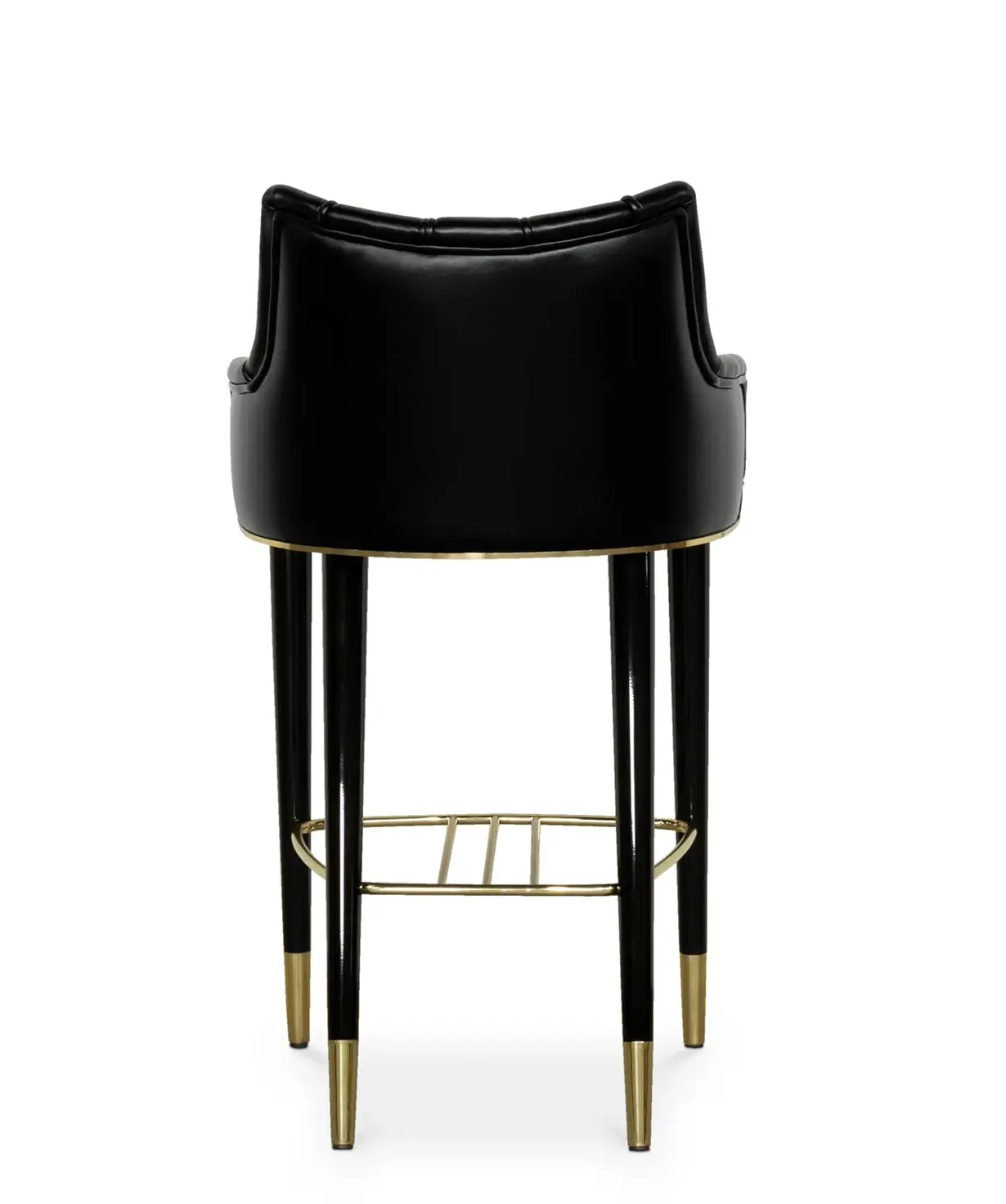 Tabouret de comptoir en velours
