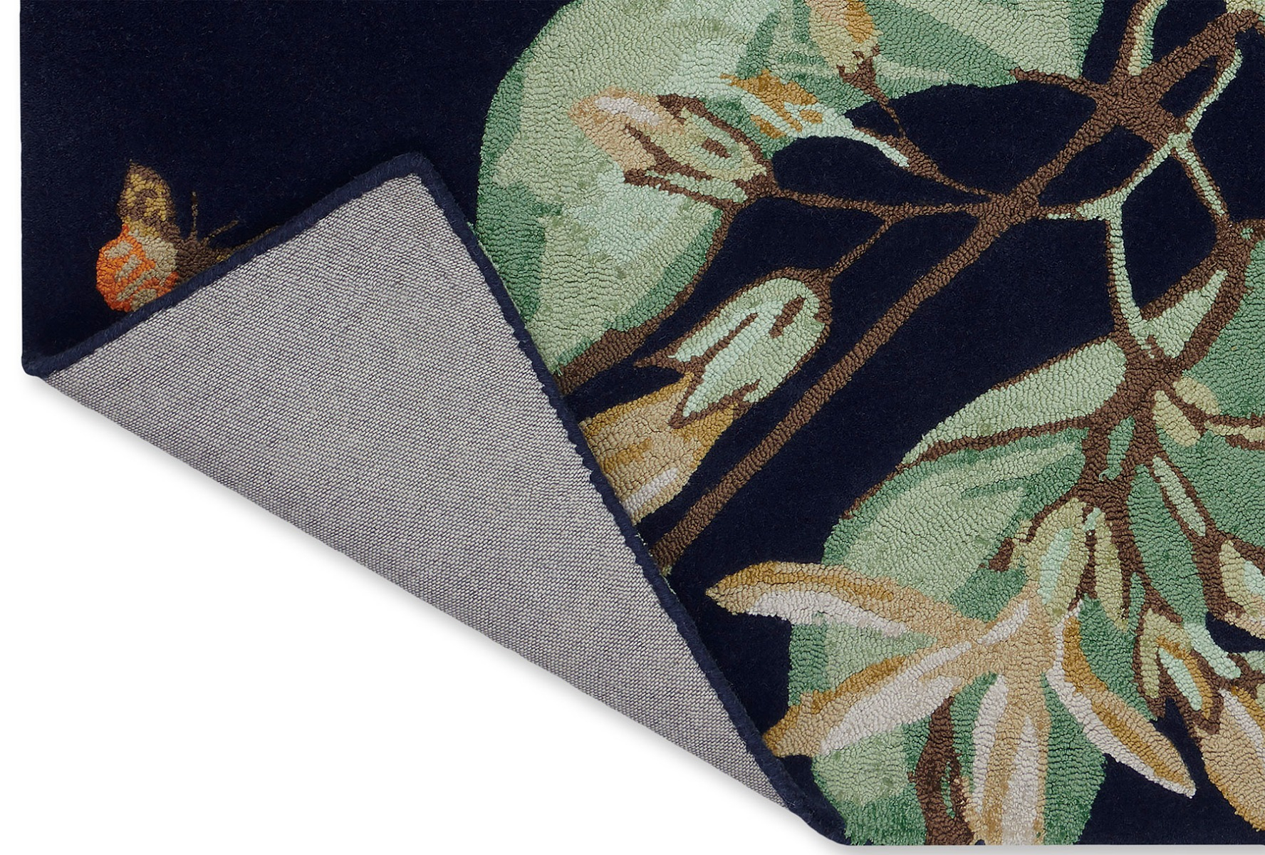 Tapis Hummingbird bleu marine | Taille: 170 × 240 cm