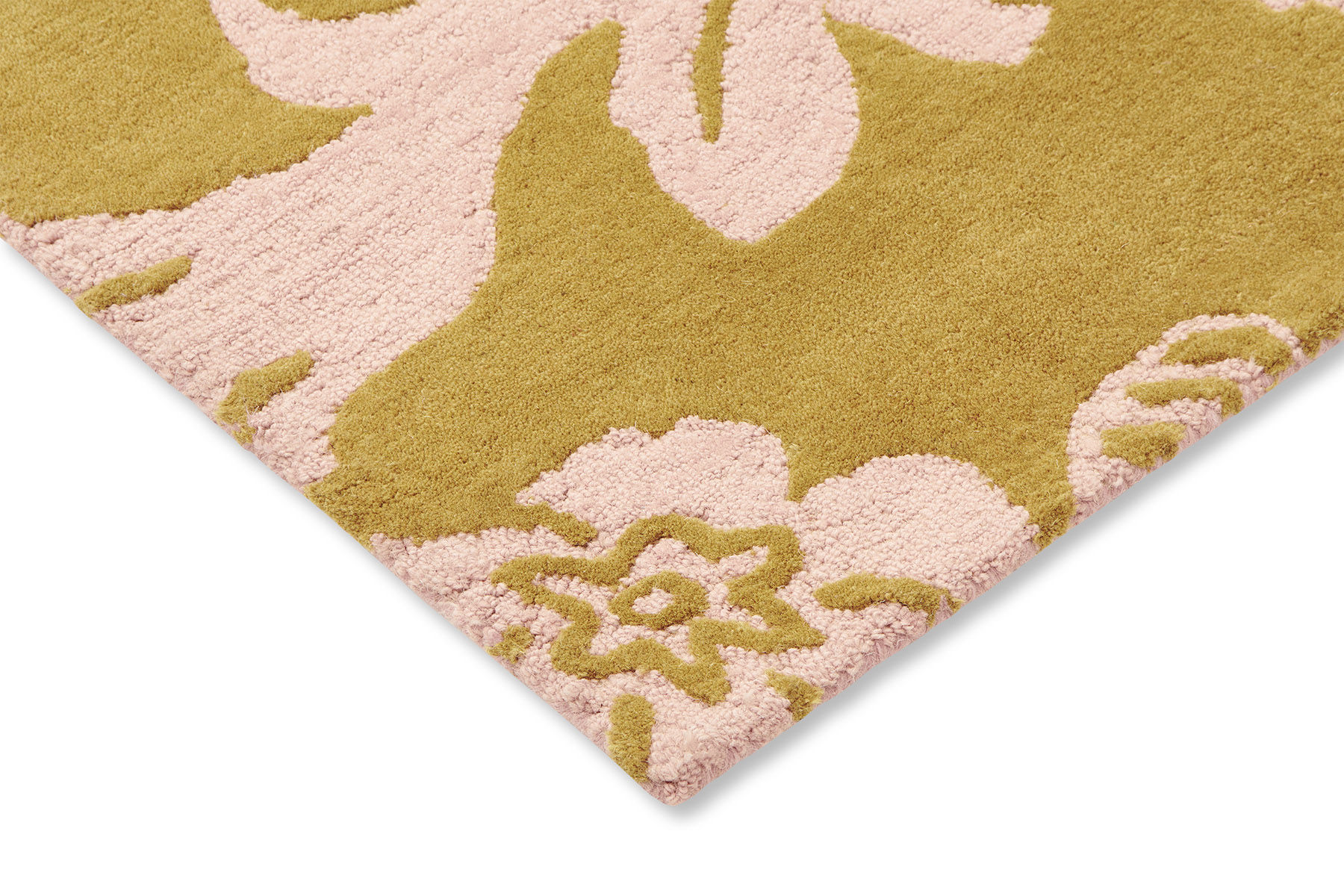 Baroque geel vloerkleed