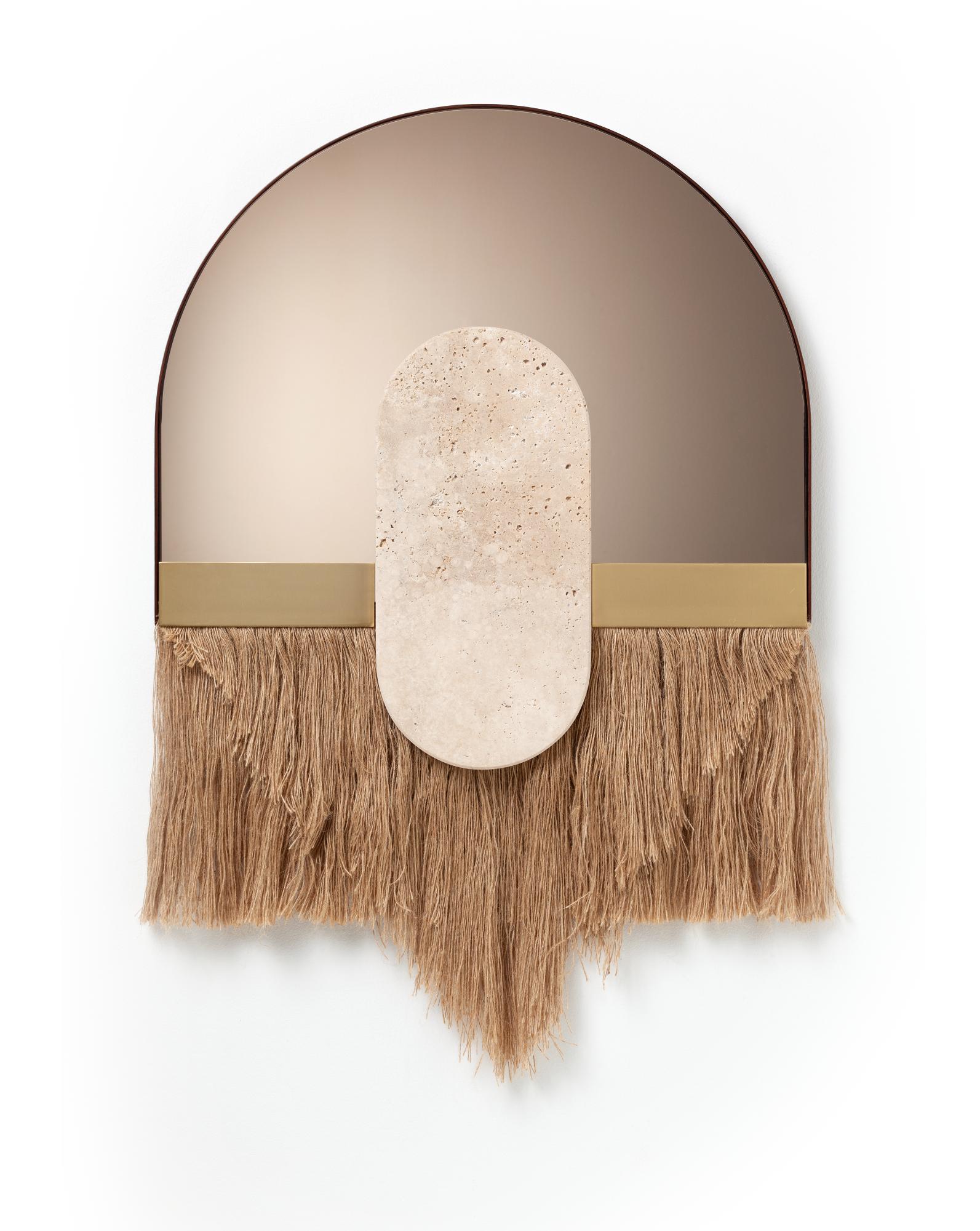Miroir mural décoratif Souk Ecru Cream