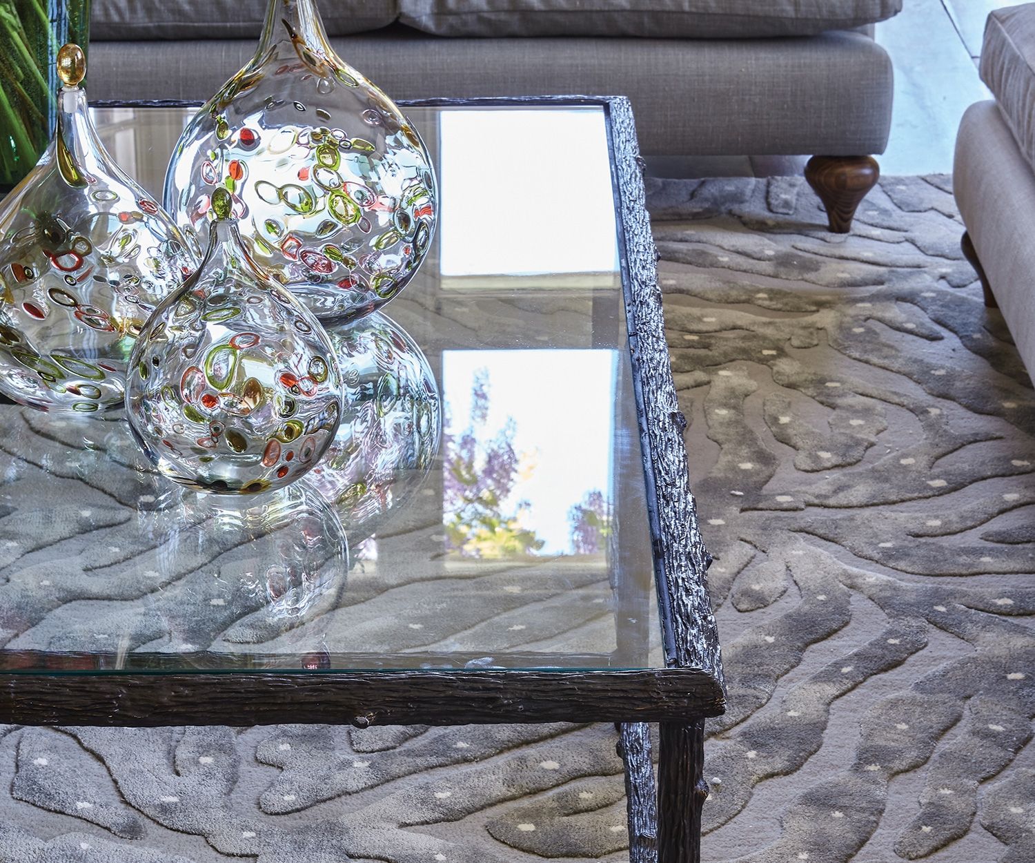 Tapis Amitta ardoise | Taille: 250 × 350 cm