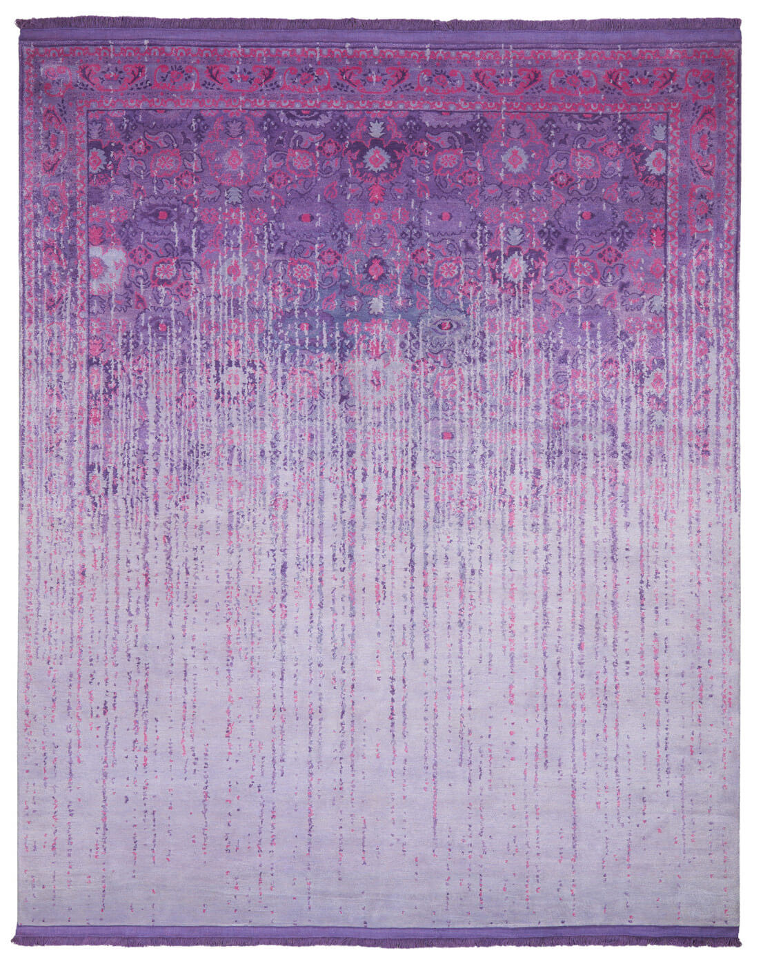 Bidjar Vendetta paars vloerkleed | Maat: 300 × 400 cm