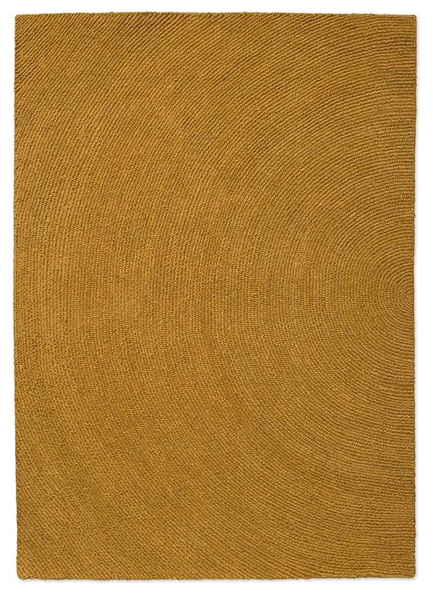 Decor Echo Ochre handgemaakt vloerkleed | Maat: 160 × 230 cm