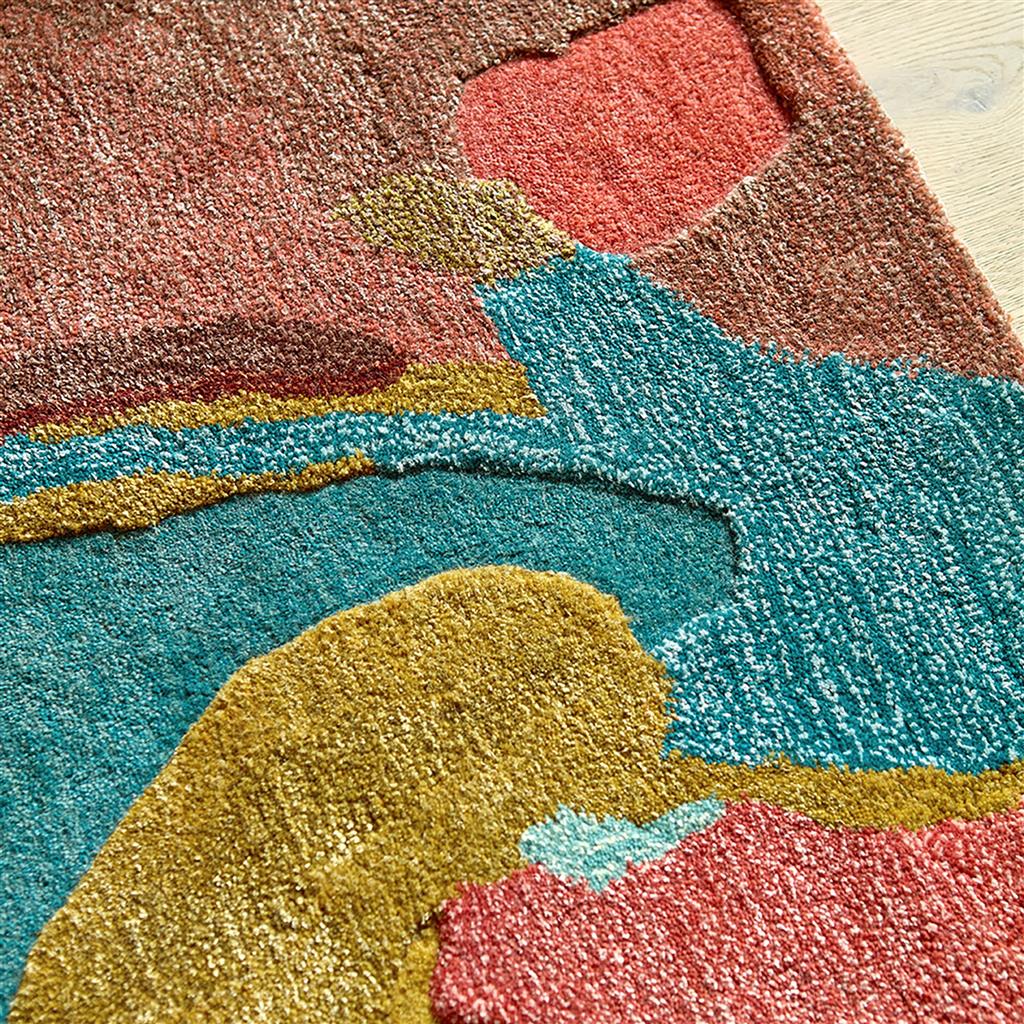 Foresta rozenhout/bosbes tapijt | Maat: 140 × 200 cm