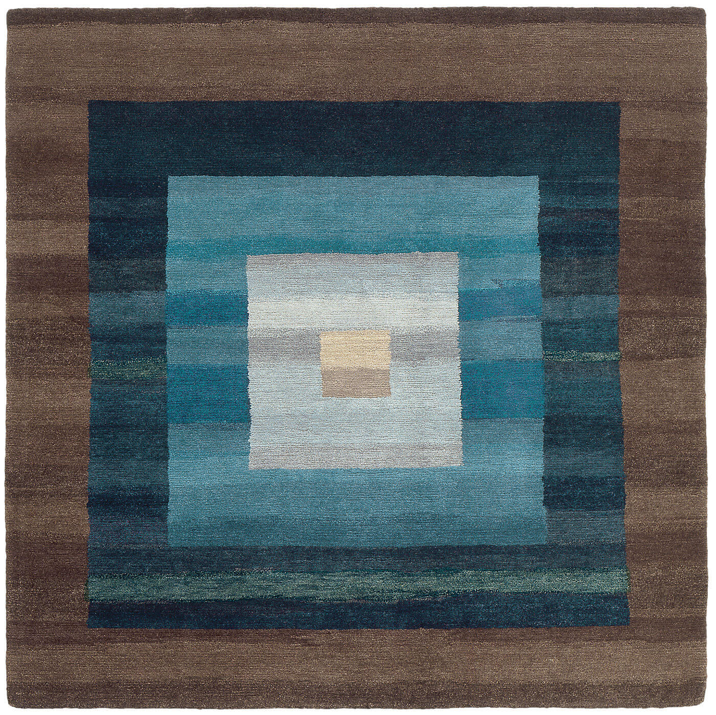 Tapis 5 Border bleu | Taille: 200 × 300 cm