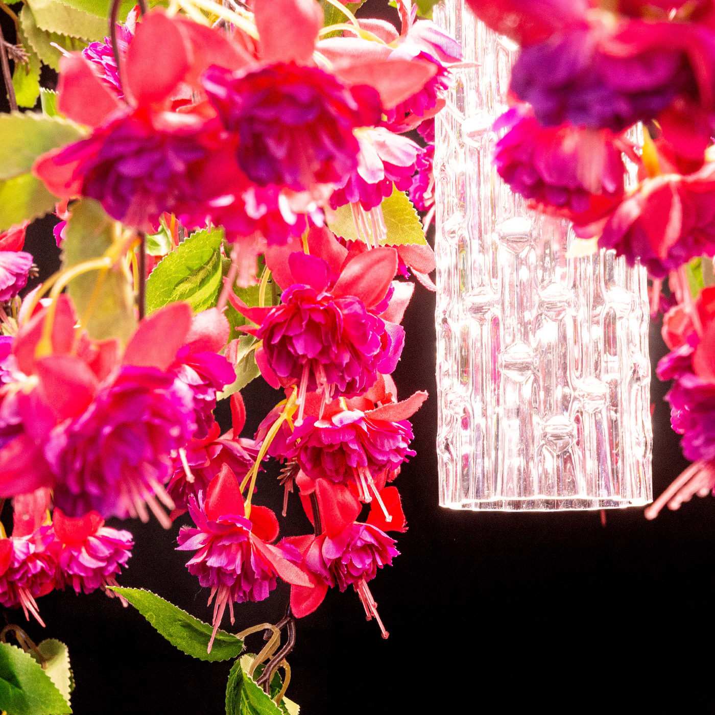 Grand lustre Pink Cascade