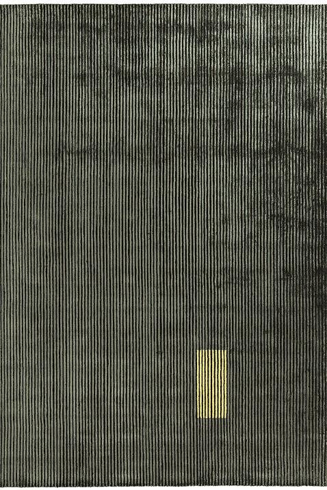 Tapis hand-loom en viscose Lines