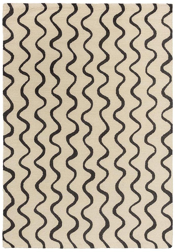Tapis Ribbon charbon | Taille: 200 × 280 cm