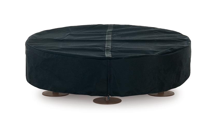 Ercole marmer vuurplaats | Afwerking: Bruin | Afmetingen: Ø 250 cm