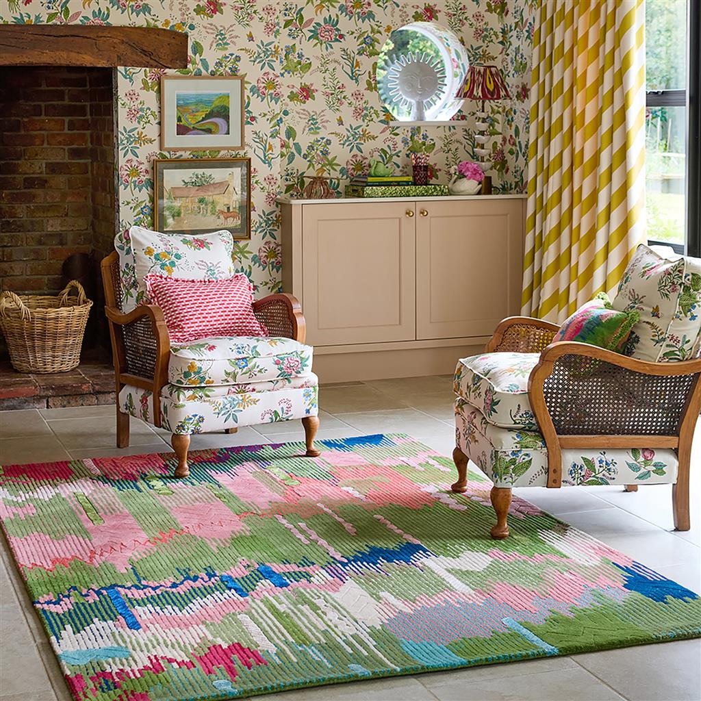 Tapis Wilderness péridot/émeraude | Taille: 200 × 280 cm