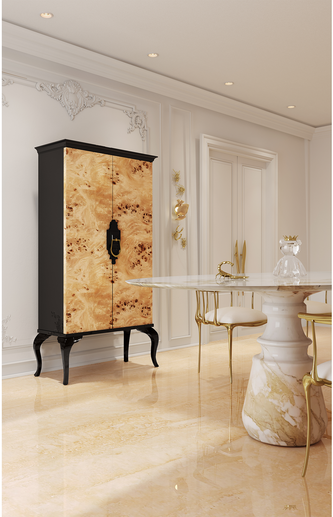 Louvre populier kast