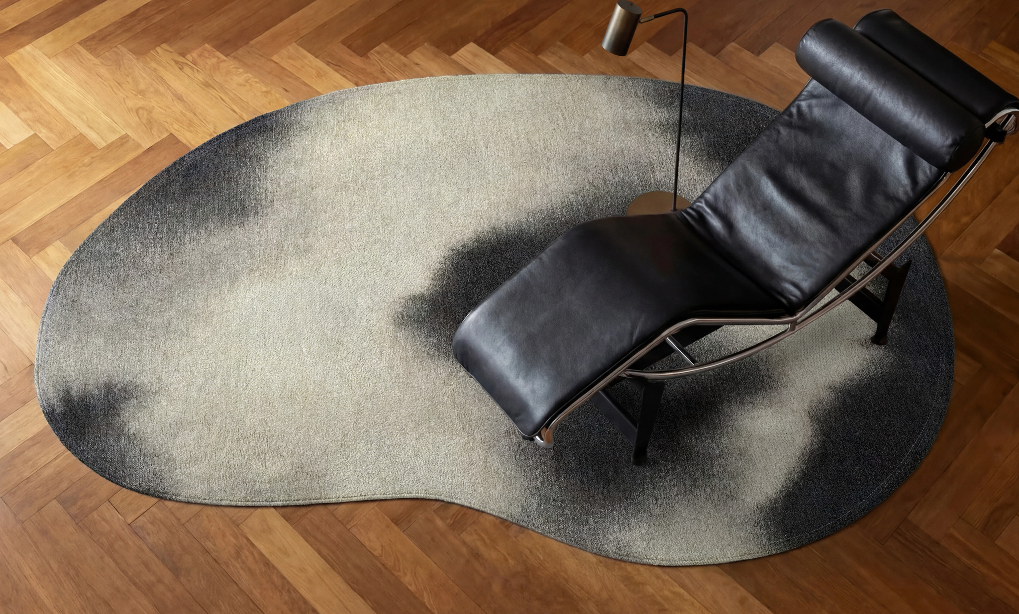 Tapis Aquarelle Rain | Taille: 170 × 235 cm