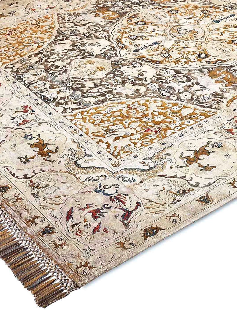 Tapis de luxe noué à la main Gold