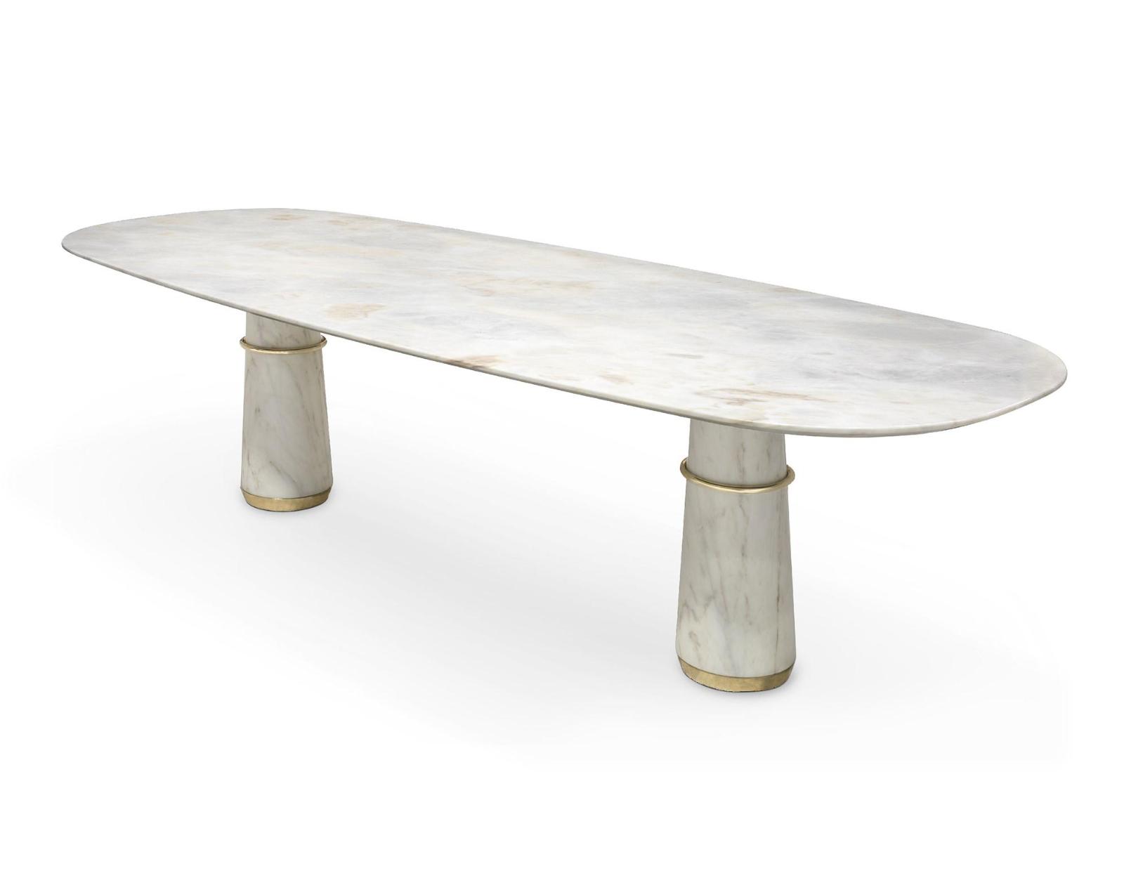 Marmeren eettafel