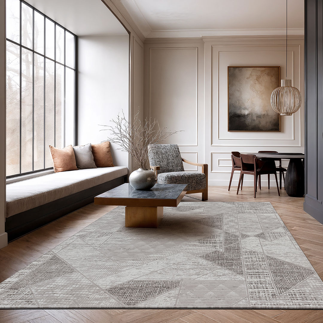 Tapis Dorian Tourterelle