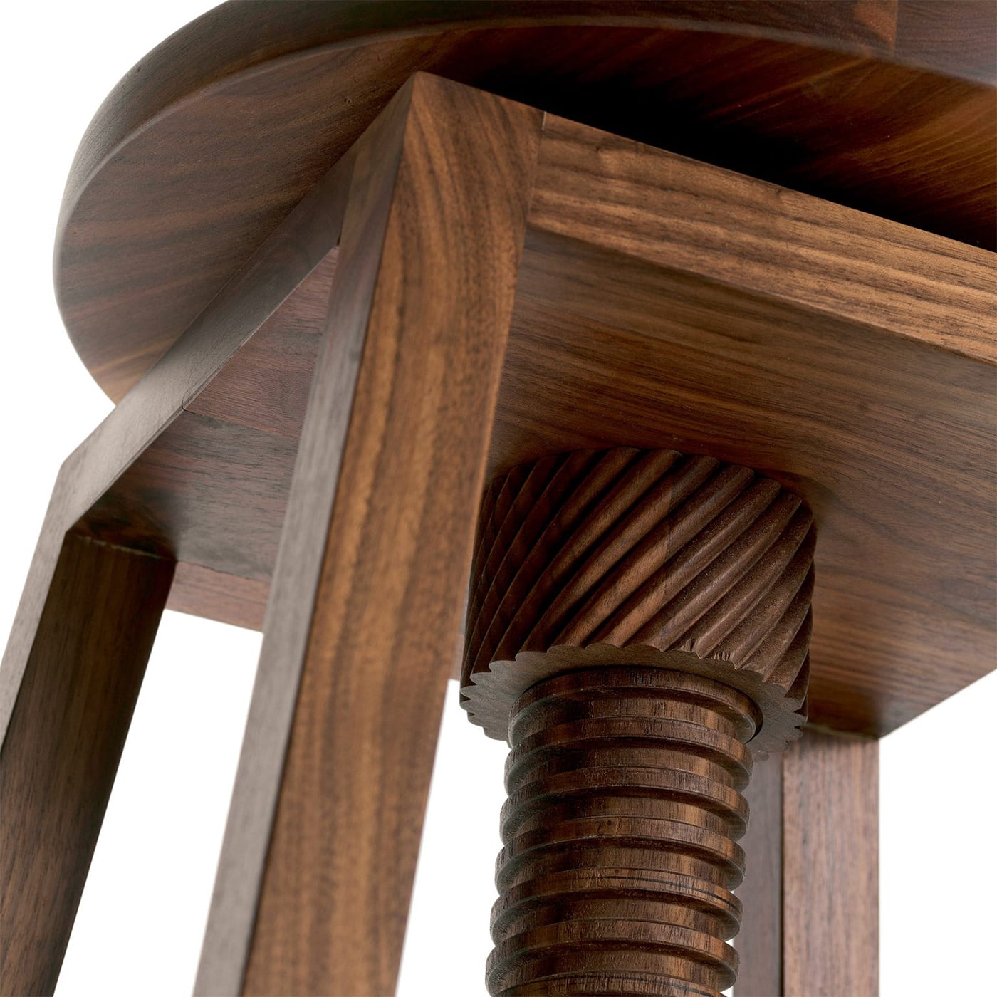 Tabouret Invito bas brun