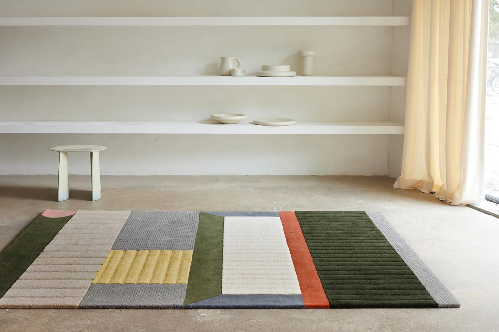 Cairn Brick handgeweven vloerkleed | Maat: 200 × 300 cm