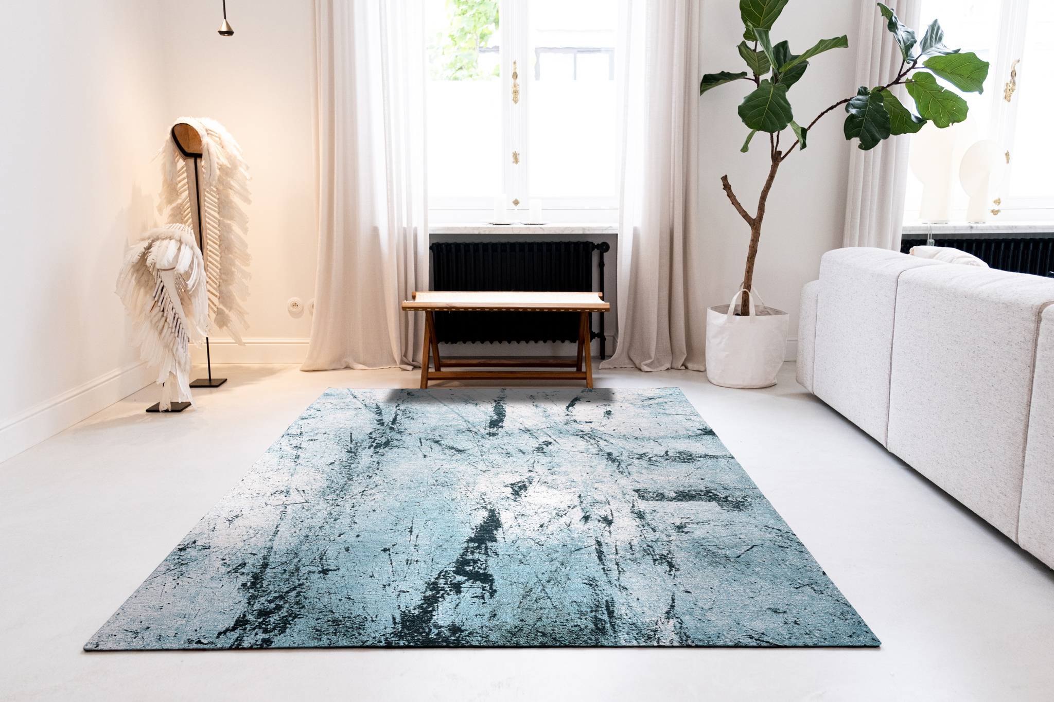 Tapis Albatre | Taille: 80 × 150 cm