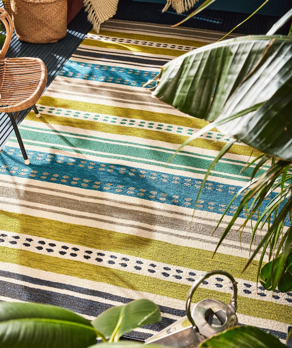 Tapis d’extérieur Rivi kiwi | Taille: 140 × 200 cm