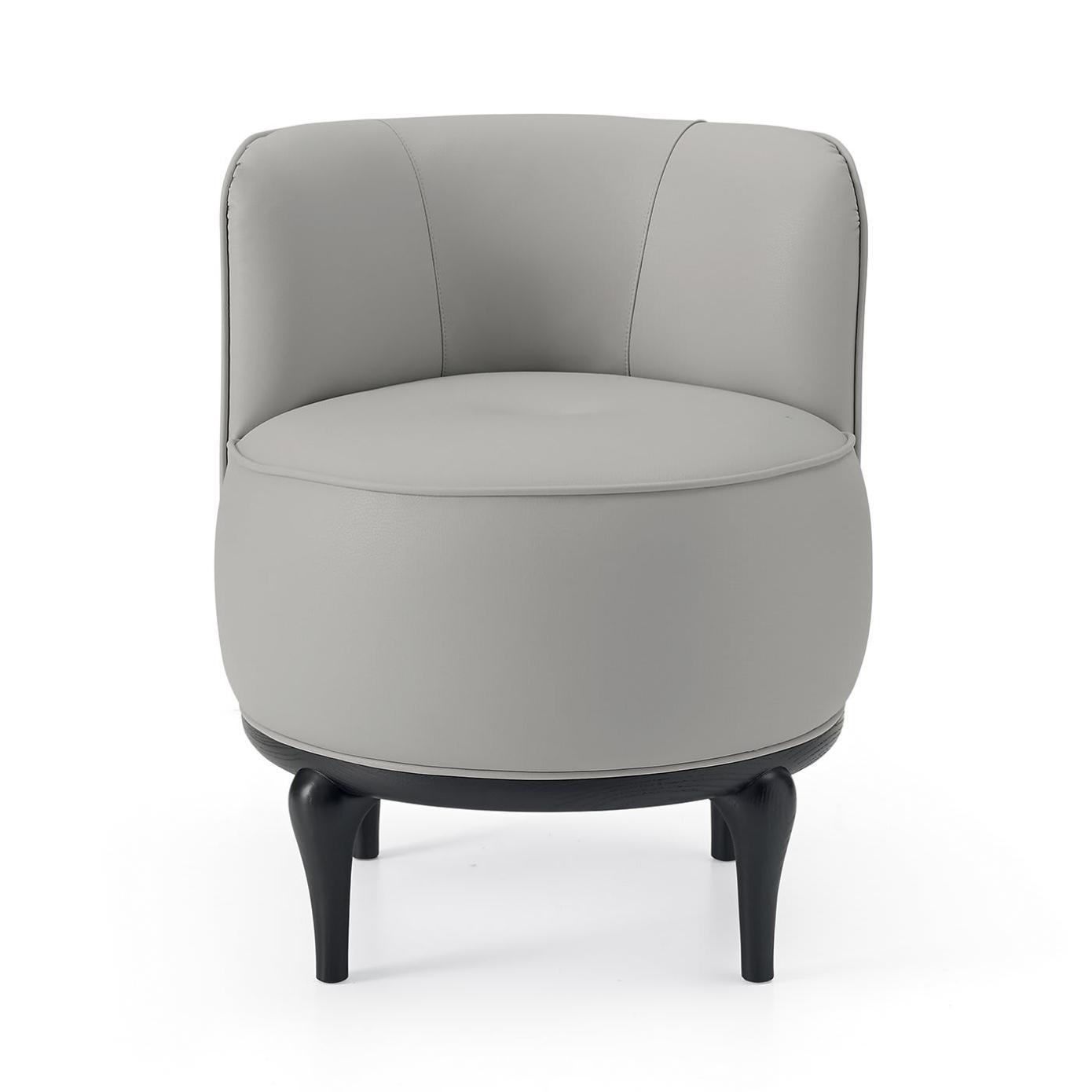 Witte ronde loungestoel