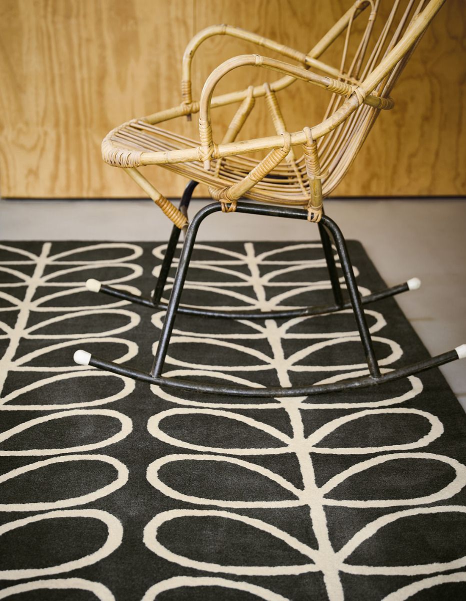Linear Stem leisteen vloerkleed | Maat: 120 × 180 cm