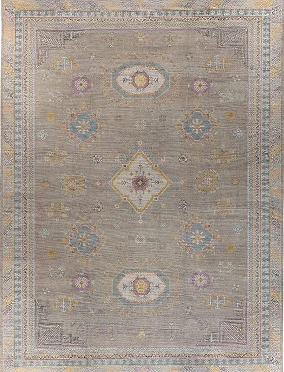 Khotan handgeknoopt wol vloerkleed