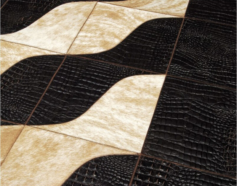 Vissarion koeienhuid tapijt | Maat: 180 × 270 cm