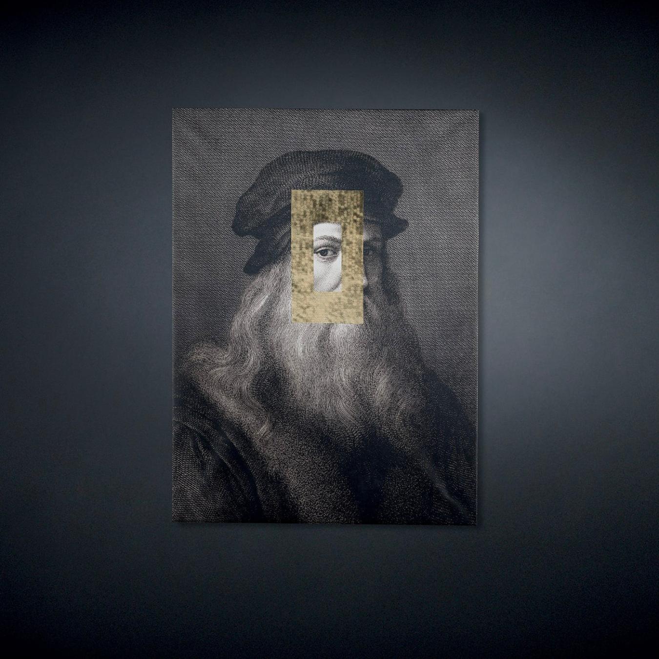 Panneau mural Leonardo Portrait