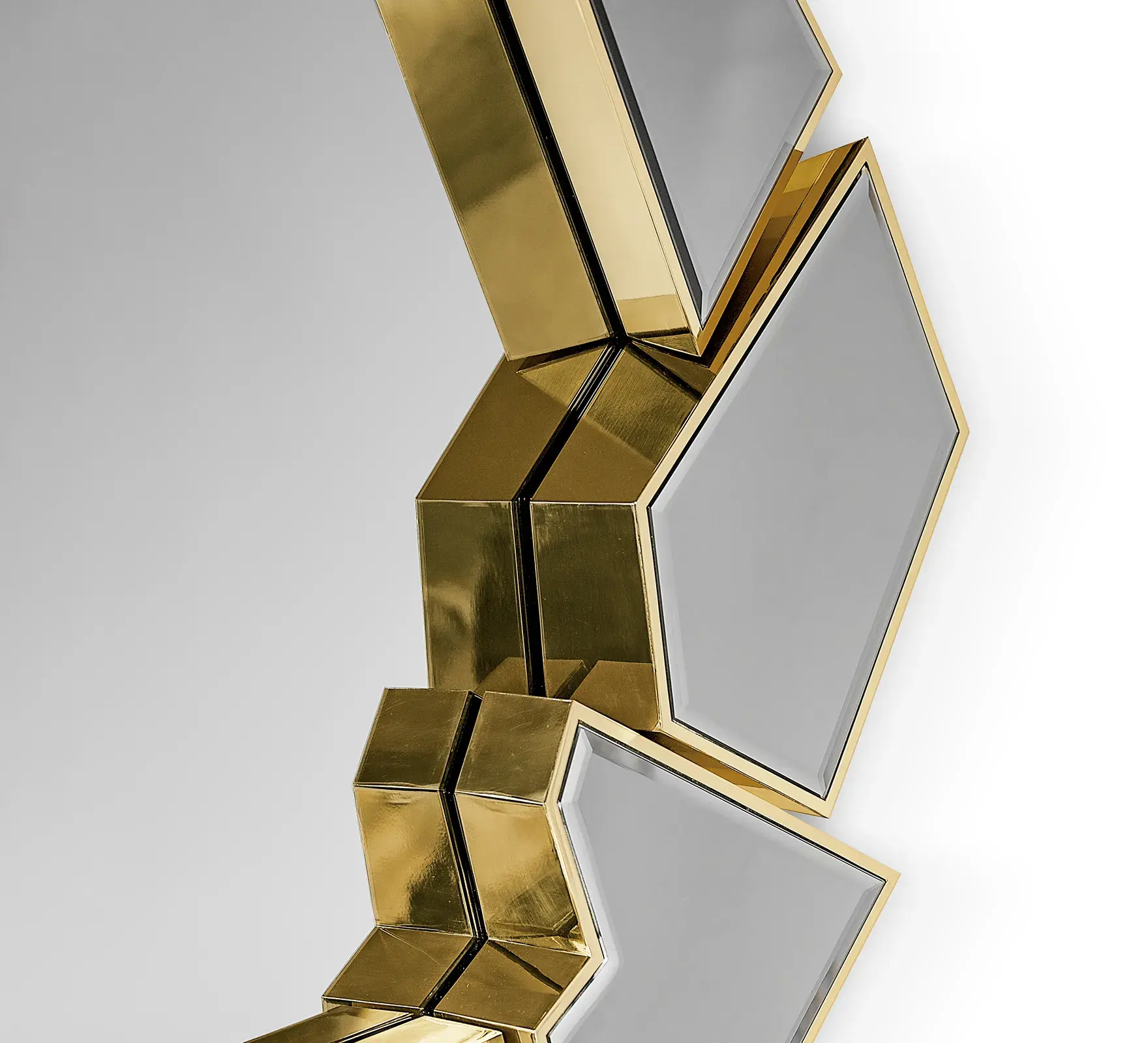 Shatter ronde wandspiegel