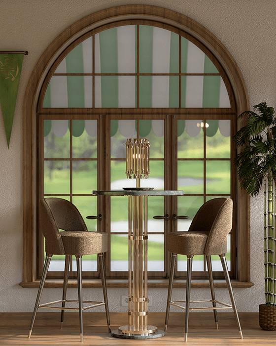 Tabouret de comptoir Colton