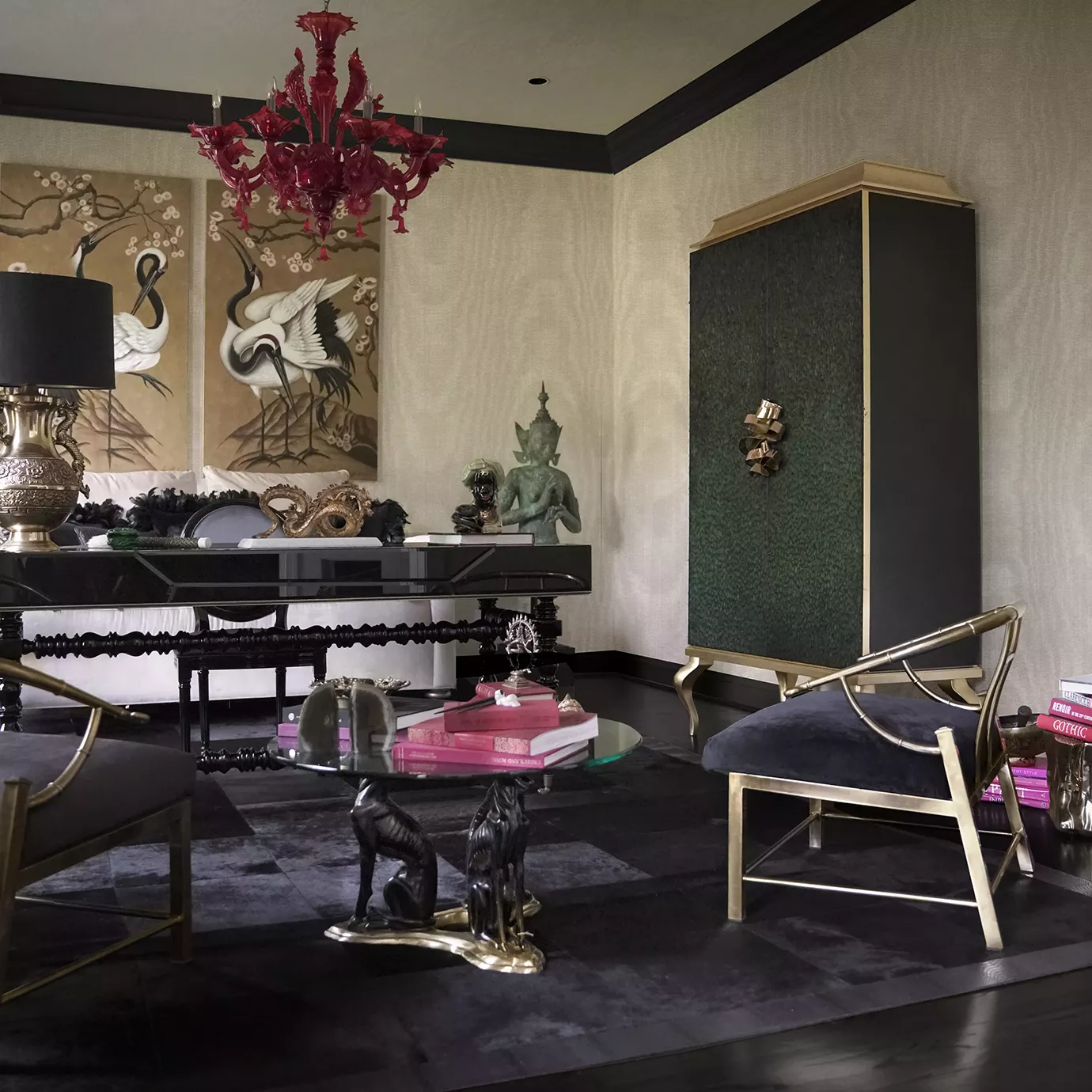 Mirage pauwenveren armoire