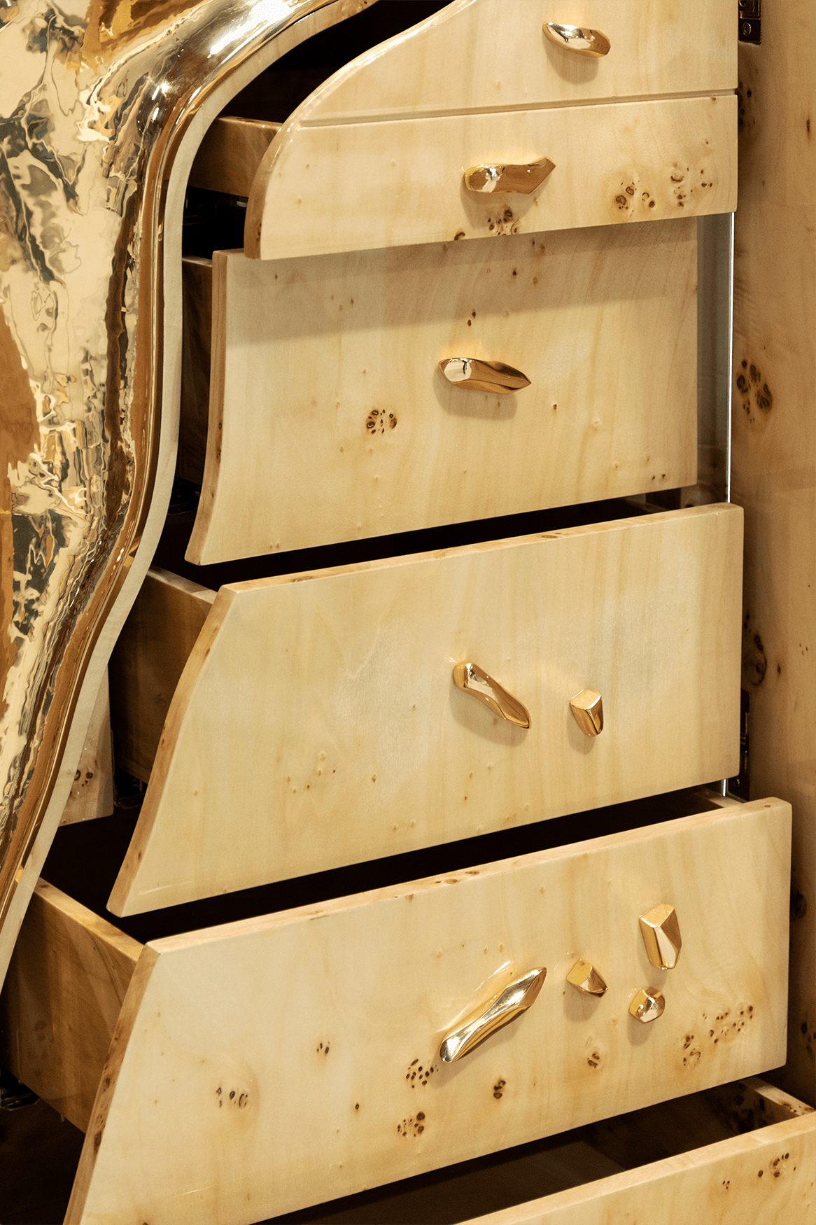 Armoire Fissure en peuplier