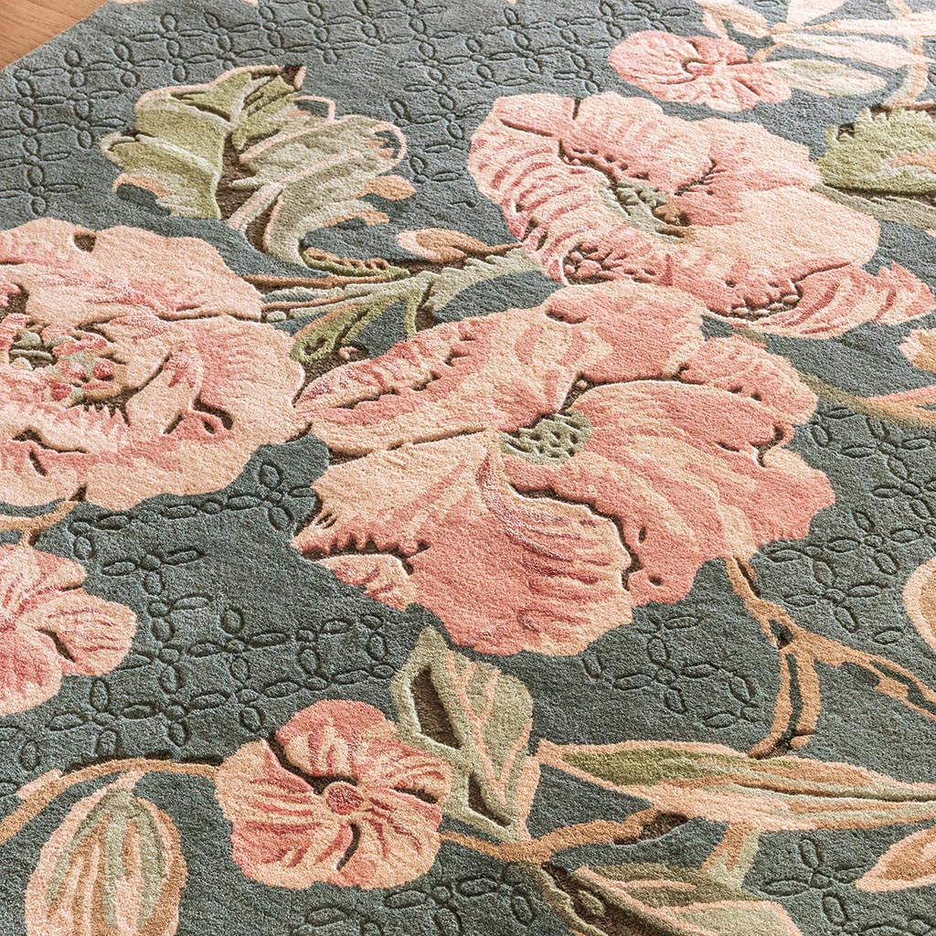 Aylworth Trail varengroen tapijt | Maat: 140 × 200 cm