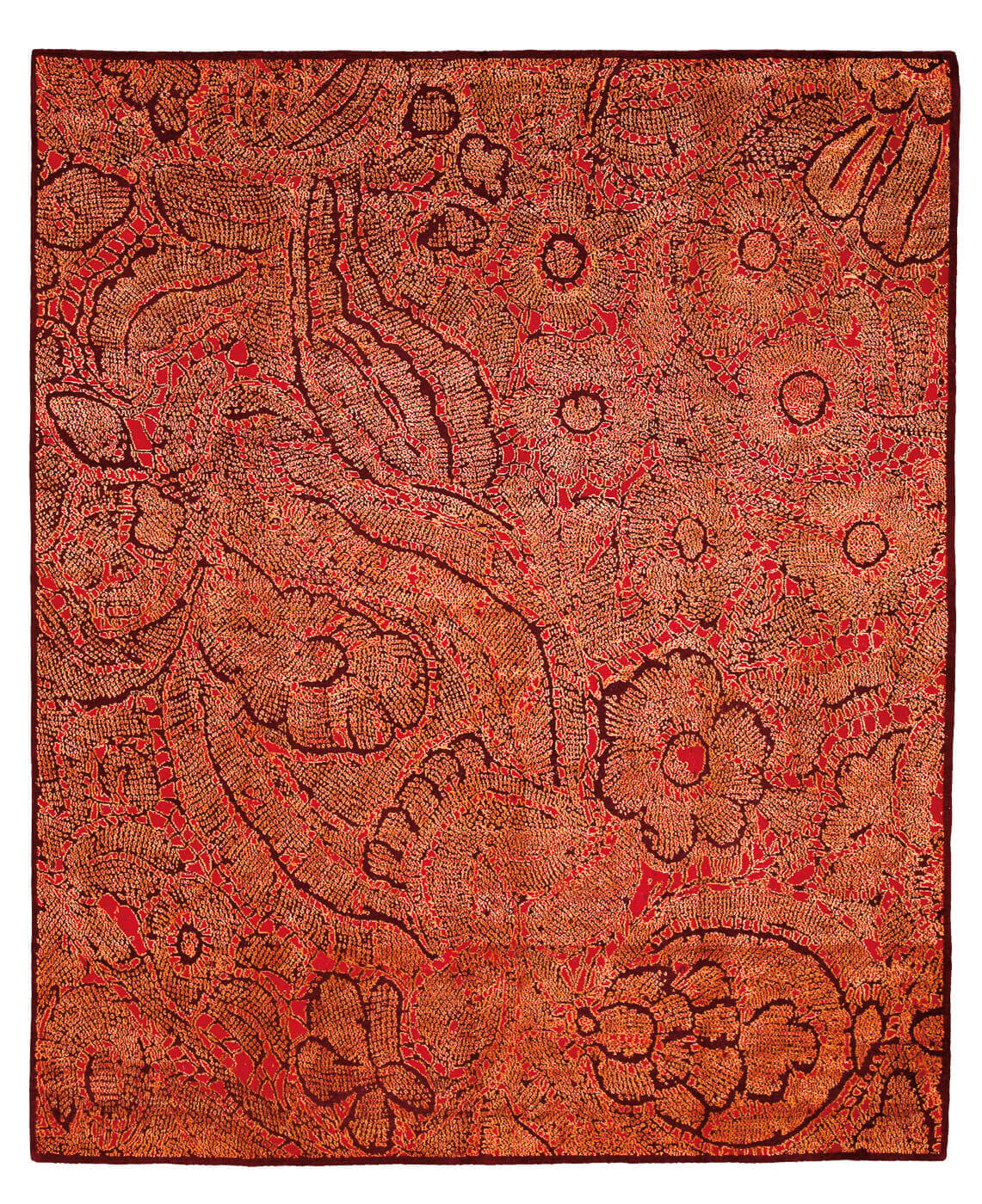 Tapis Super Lace rouge | Taille: 280 × 360 cm