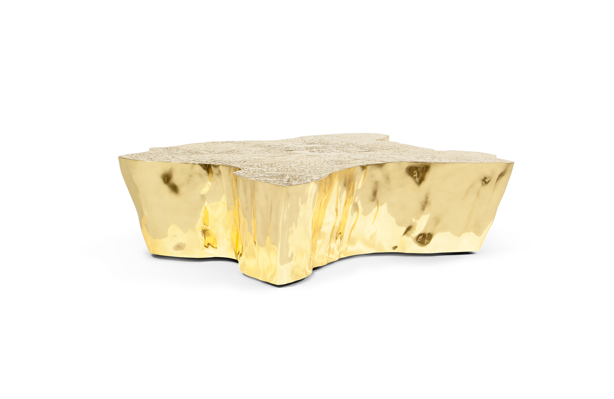 Table basse Paradise dorée