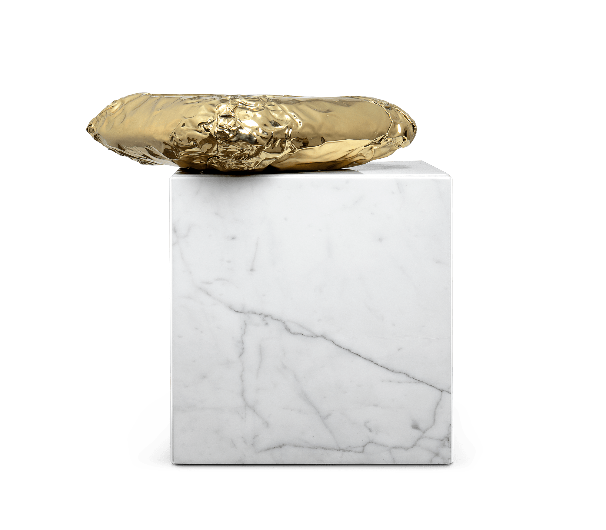 Table d’appoint Megalith Carrara