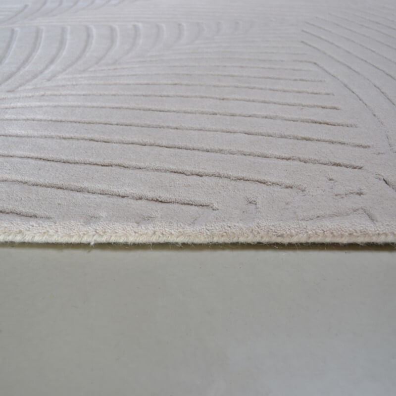Tapis Folia pierre | Taille: 200 × 280 cm
