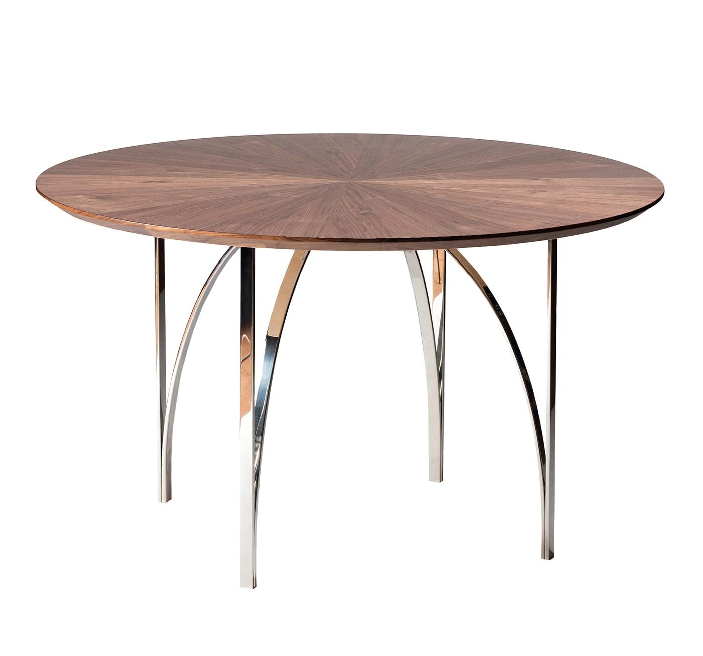 Table ronde en noyer Canaletto