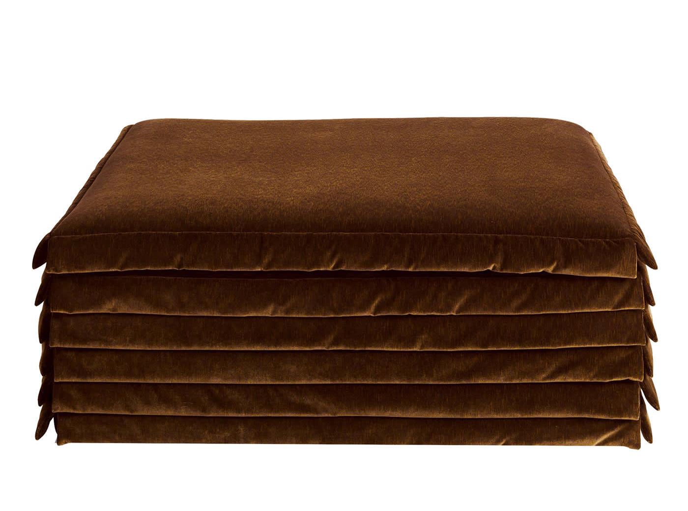 Pouf brun Blog