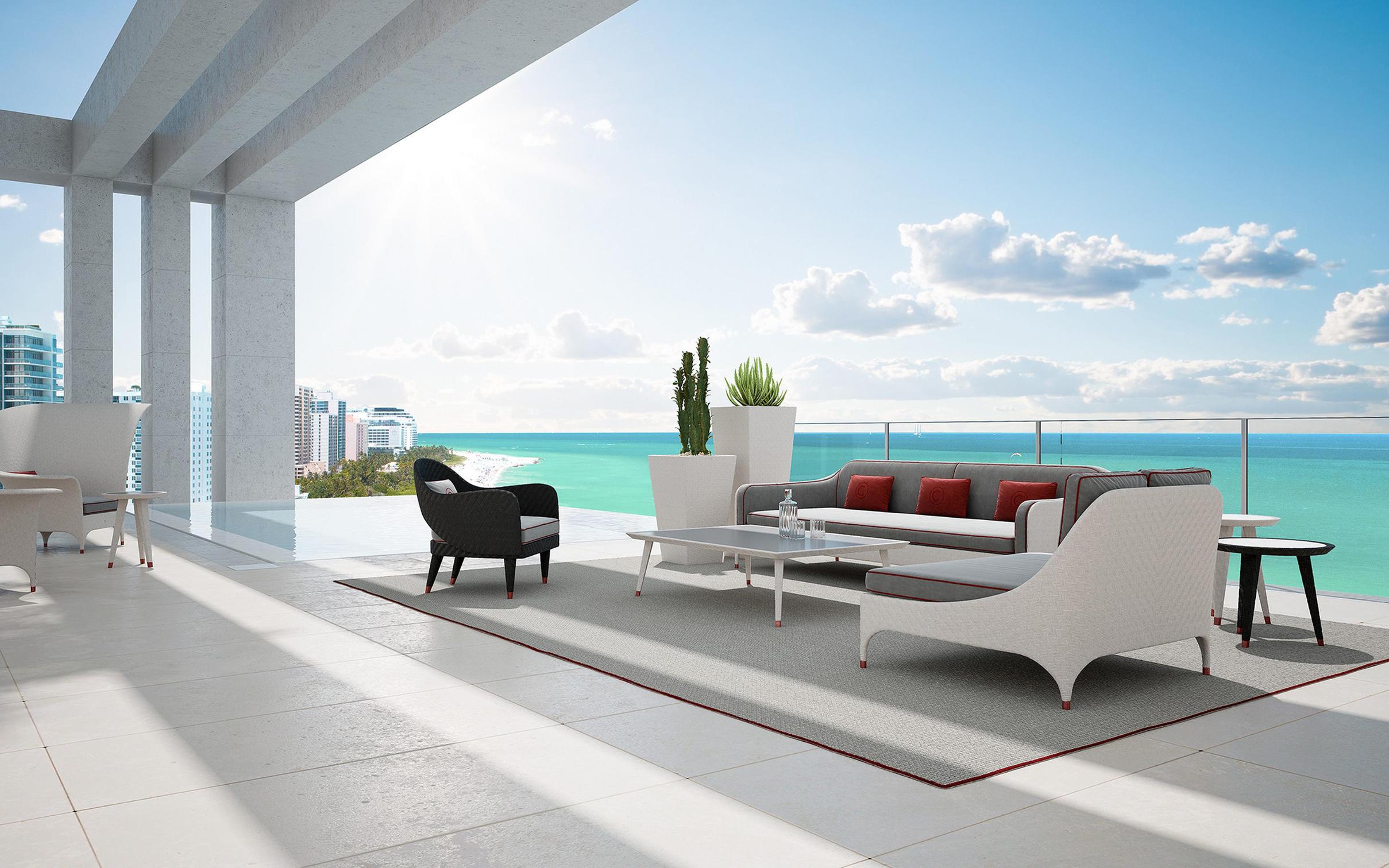 Chaise de jardin avec accoudoirs