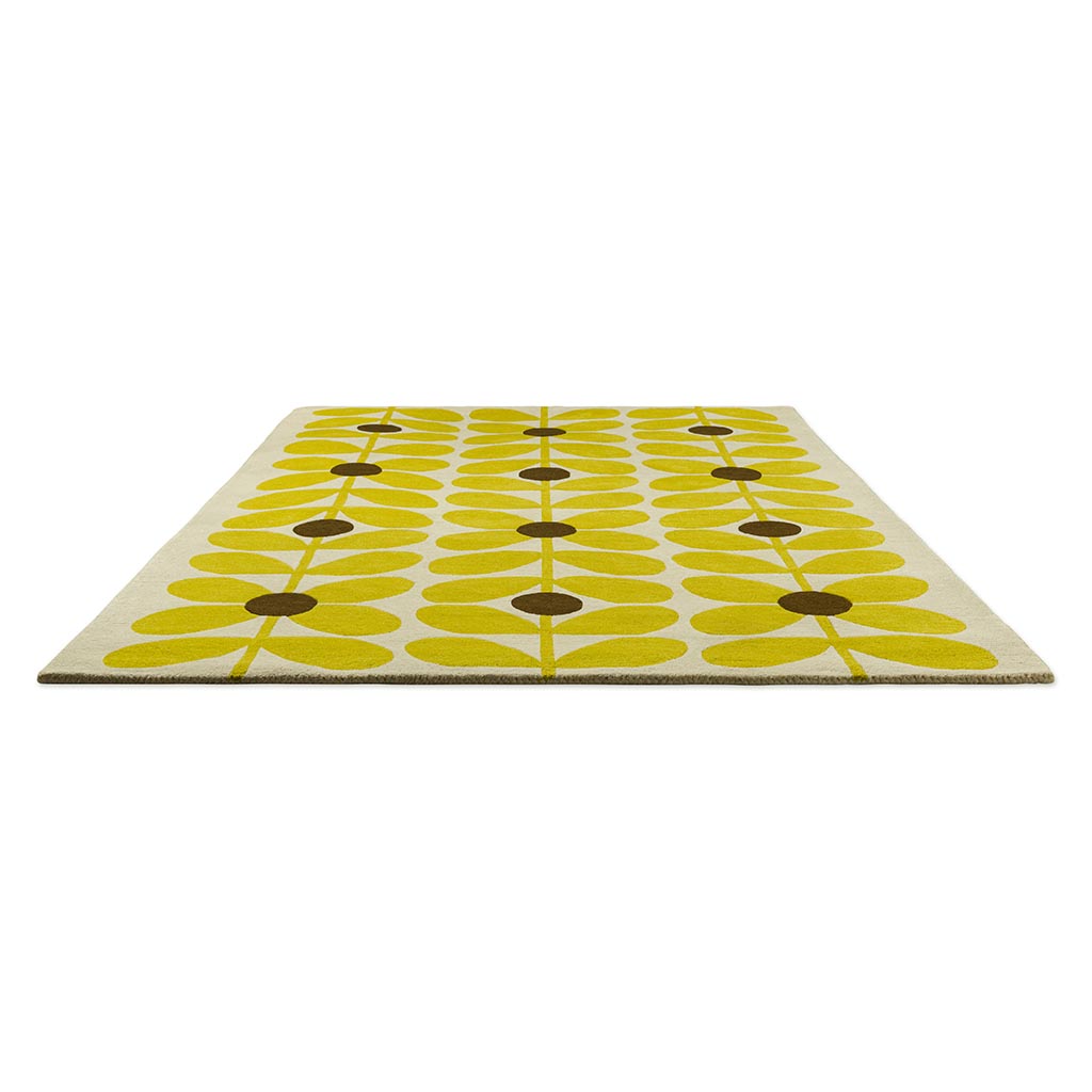 Tapis Sixties Stem jaune design | Taille: 120 × 180 cm