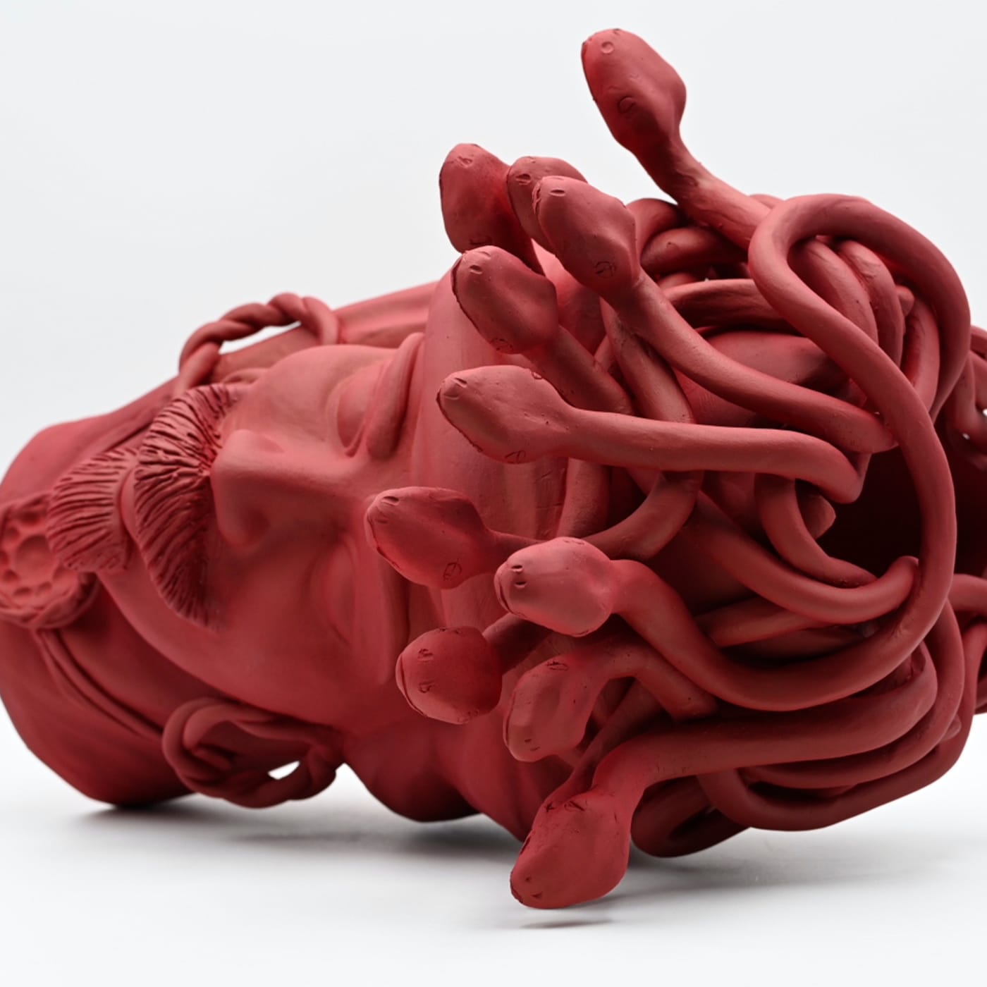 Moorkop handgemaakte sculptuur