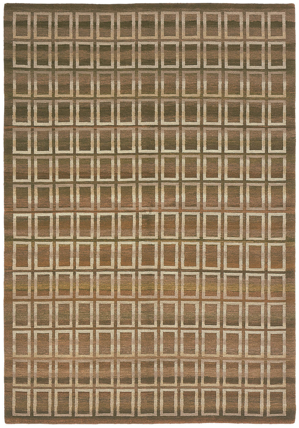 Gamba Zar Gunti bruin tapijt | Maat: 250 × 300 cm