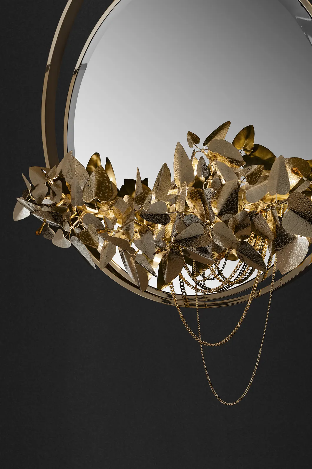 Royal II wandlicht wandspiegel - 5