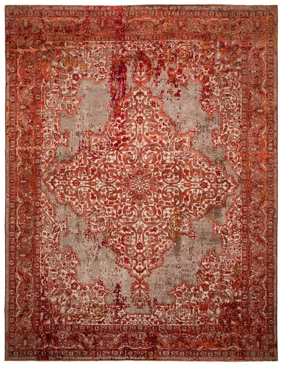 Tapis Tabriz Fashion Artwork 8 rouge | Taille: 250 × 300 cm