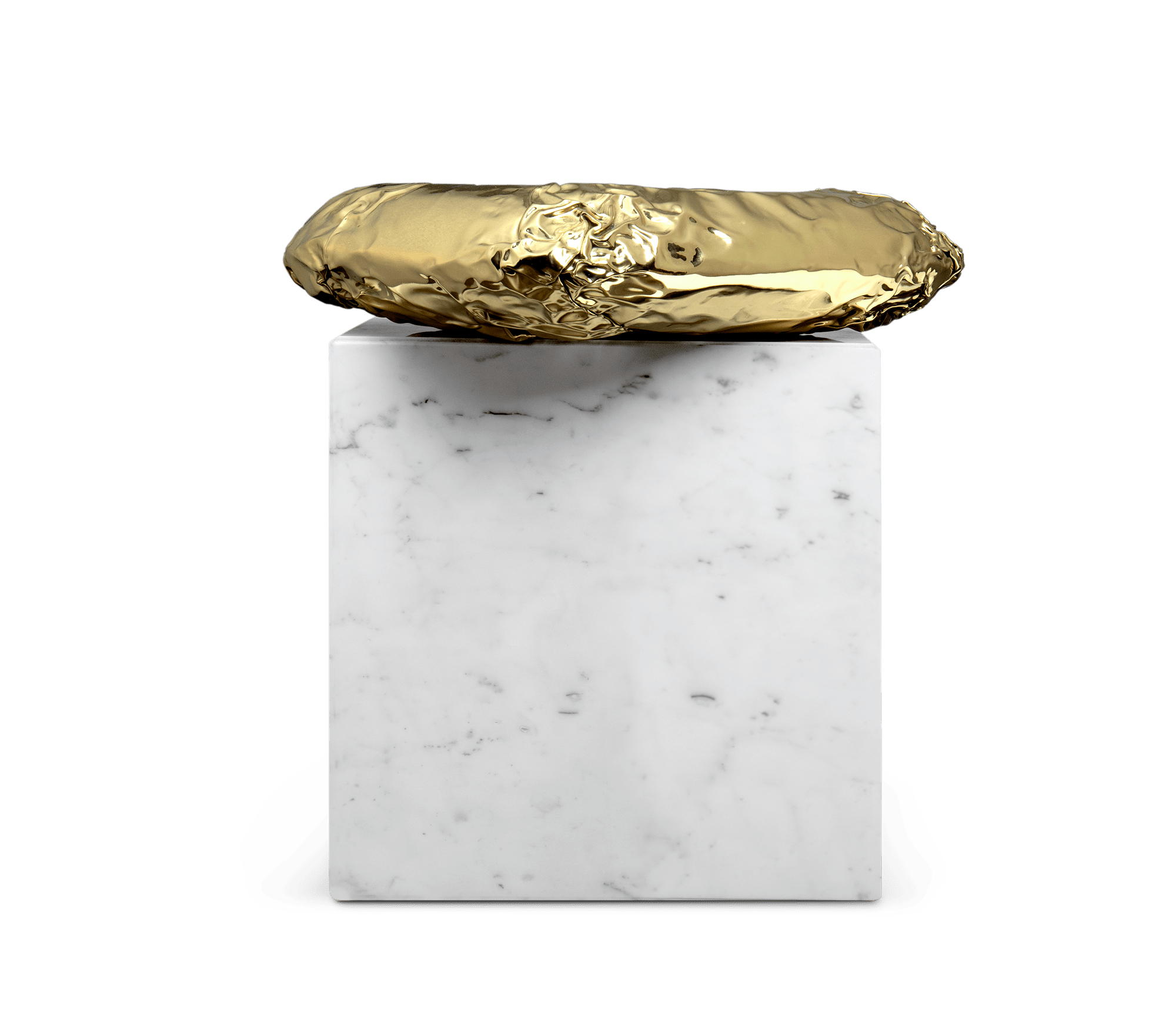 Table d’appoint Megalith Carrara