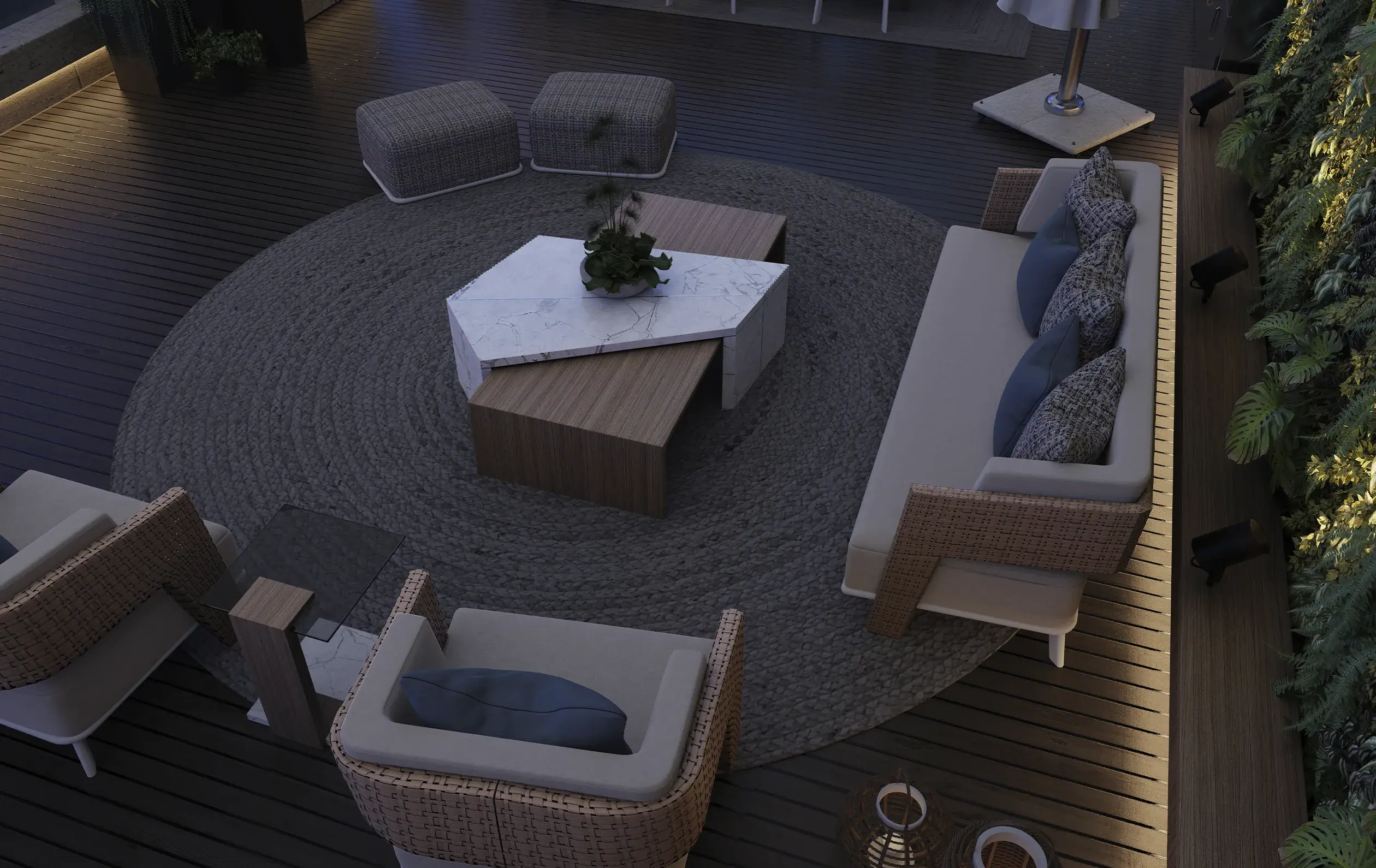 Table basse de jardin Monarch - 4