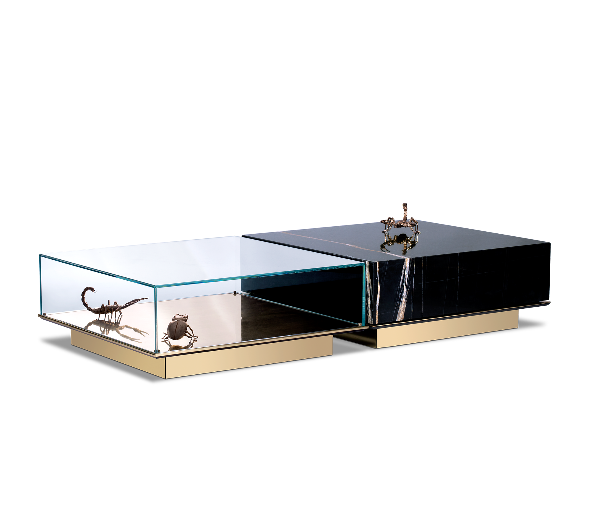 Ensemble double de tables centrales Evolution