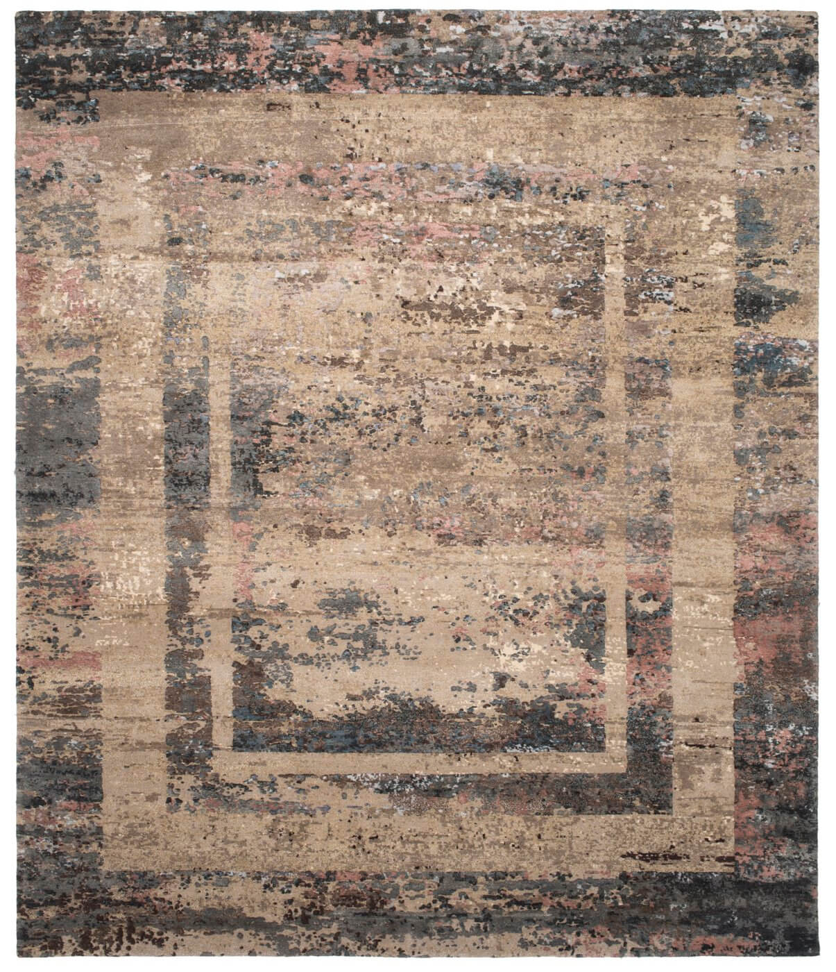Tapis Artwork 27 triple bordure inversée chromée