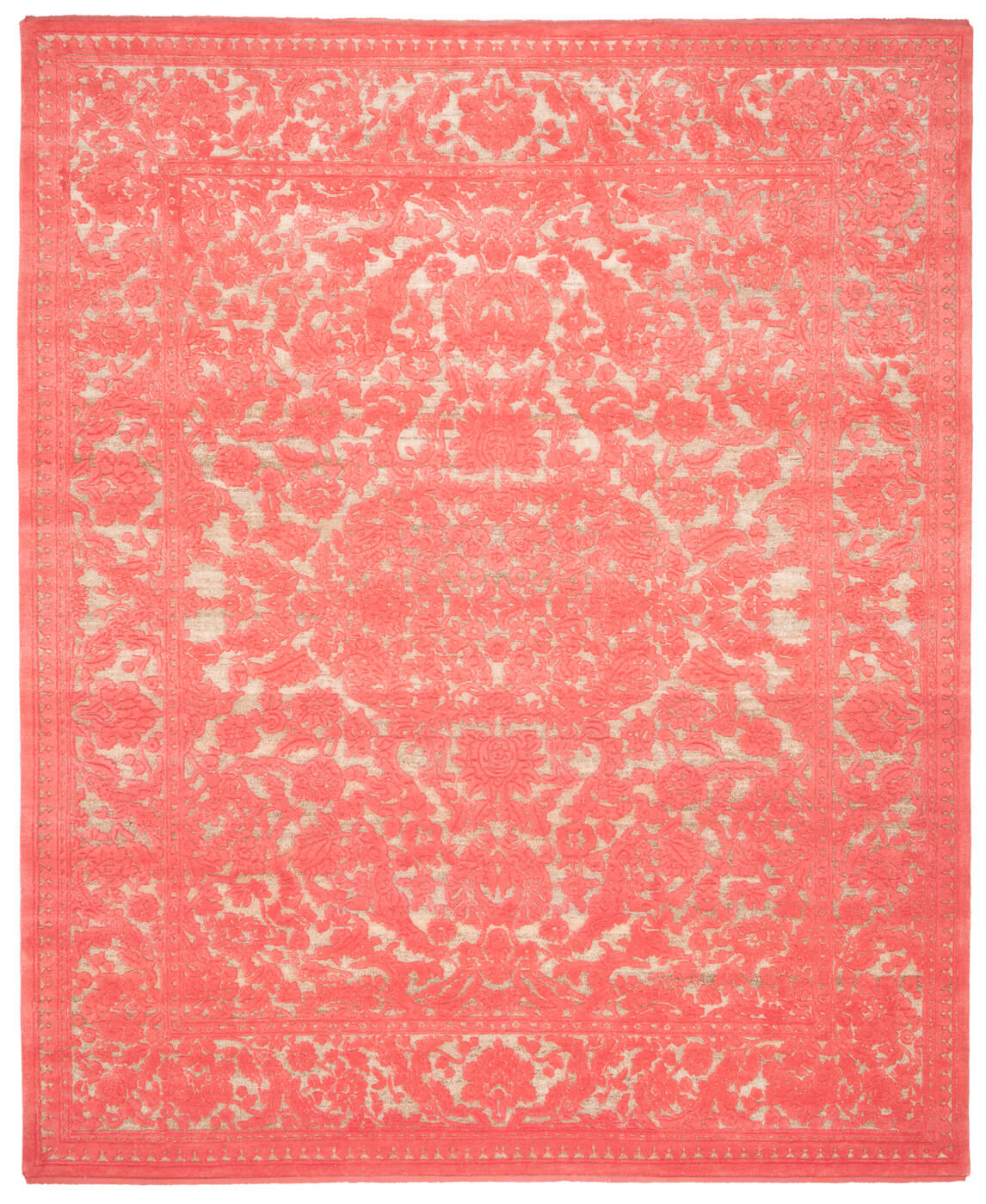 Tapis Mauro Angaa rose vif | Taille: 300 × 400 cm